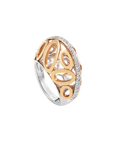 Heritage Öro Trend Oro Trend 18k Two-tone 0.40 Ct. Tw. Diamond Ring