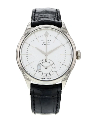 Heritage Rolex Men's Cellini Watch, Circa 2013 (authentic ) In White