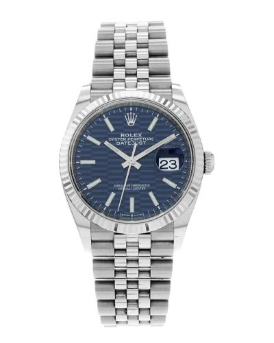 Heritage Rolex Men's Datejust Watch, Circa 2022 (authentic ) In Metallic