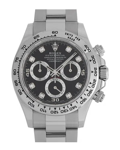 Heritage Rolex Men's Daytona Watch, Circa 2021 (authentic ) In Metallic