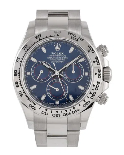 Heritage Rolex Men's Daytona Watch, Circa 2022 (authentic ) In Metallic