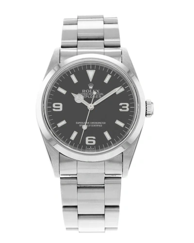Heritage Rolex Men's Explorer Watch, Circa 1999 (authentic ) In Metallic
