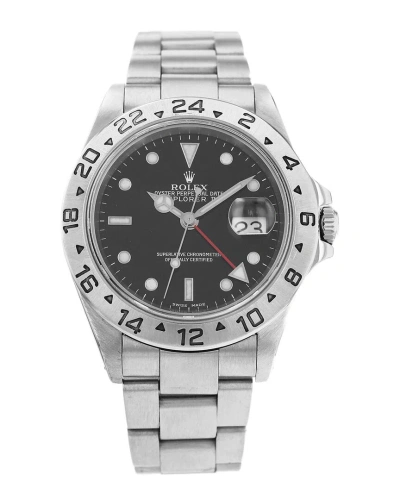 Heritage Rolex Men's Explorer Watch, Circa 2000 (authentic ) In Metallic