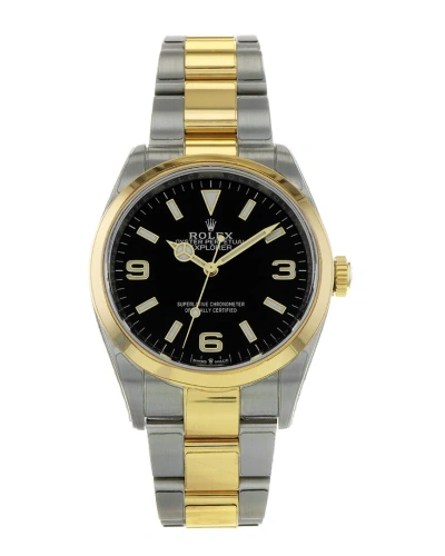 Heritage Rolex Men's Explorer Watch, Circa 2021 (authentic ) In Gold