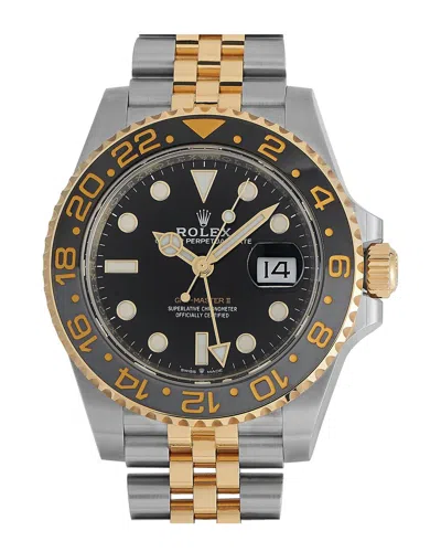 Heritage Rolex Men's Gmt-master Ii Watch, Circa 2023 (authentic ) In Gold