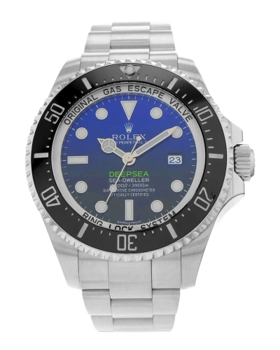 Heritage Rolex Men's Sea-dweller Watch, Circa 2015 (authentic ) In Blue