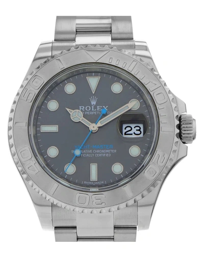 Heritage Rolex Men's Yacht-master Watch, Circa 2018 (authentic ) In Gray