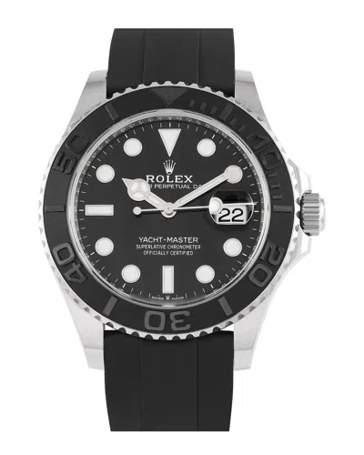 Heritage Rolex Men's Yacht-master Watch, Circa 2022 (authentic ) In Black