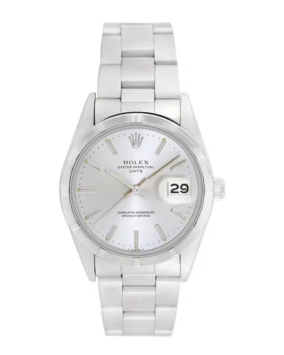 Heritage Rolex Rolex Men's Date Watch, Circa 1970's (pre-loved) In Gray