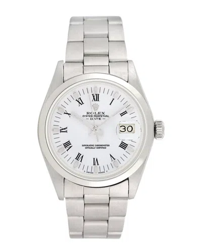 Heritage Rolex Rolex Men's Date Watch, Circa 1980s () In Metallic