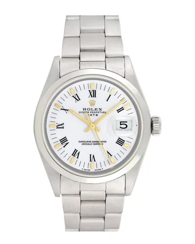 Heritage Rolex Rolex Men's Date Watch, Circa 1990's () In Metallic