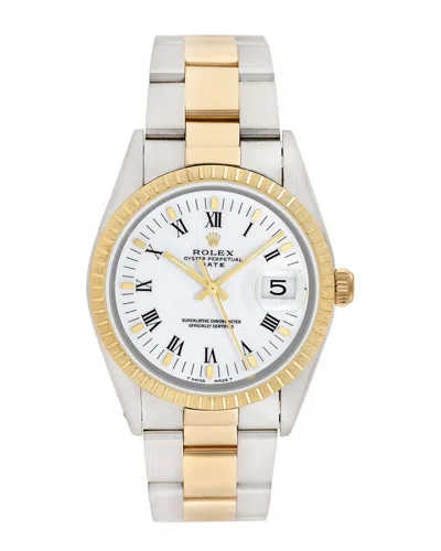 Heritage Rolex Rolex Men's Date Watch In Pink