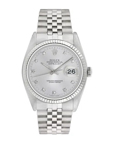 Heritage Rolex Rolex Men's Datejust Diamond Watch, Circa 1980's (pre-loved)