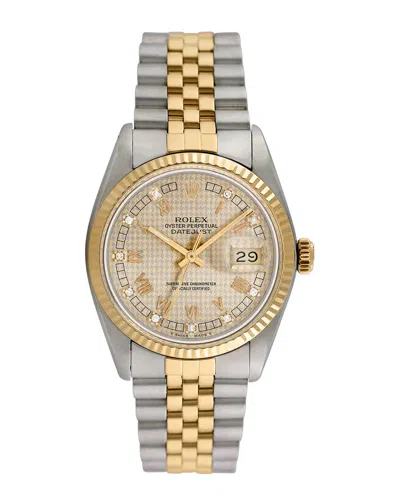 Heritage Rolex Rolex Men's Datejust Diamond Watch, Circa 1980's (pre-loved)