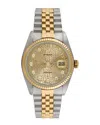 Heritage Rolex Rolex Men's Datejust Diamond Watch, Circa 1990's (pre-loved)