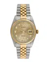 Heritage Rolex Rolex Men's Datejust Diamond Watch, Circa 1990s ()