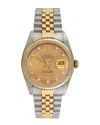 Heritage Rolex Rolex Men's Datejust Diamond Watch, Circa 1990s ()