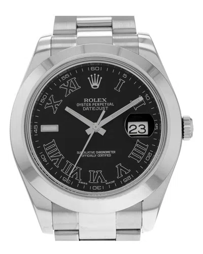 Heritage Rolex Rolex Men's Datejust Ii Watch (authentic ) In Metallic