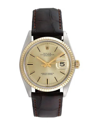 Heritage Rolex Rolex Men's Datejust Watch, Circa 1960s/1970s (authentic ) In Black