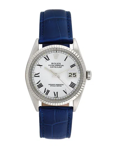 Heritage Rolex Rolex Men's Datejust Watch, Circa 1960s/1970s (authentic ) In Blue