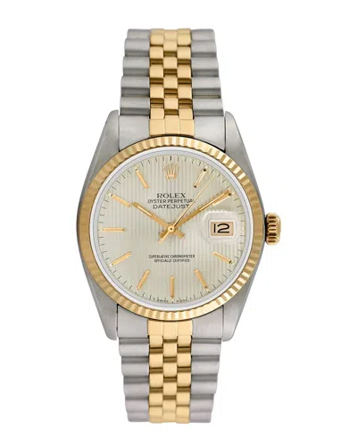 Heritage Rolex Rolex Men's Datejust Watch, Circa 1980s (authentic ) In Gold