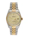 Heritage Rolex Rolex Men's Datejust Watch, Circa 1980s ()