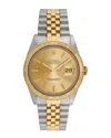 Heritage Rolex Rolex Men's Datejust Watch, Circa 1990s ()