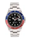 HERITAGE ROLEX ROLEX MEN'S GMT-MASTER II WATCH, CIRCA 2000S (AUTHENTIC PRE-OWNED)