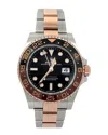 HERITAGE ROLEX ROLEX MEN'S GMT-MASTER II WATCH, CIRCA 2021 (AUTHENTIC PRE-OWNED)
