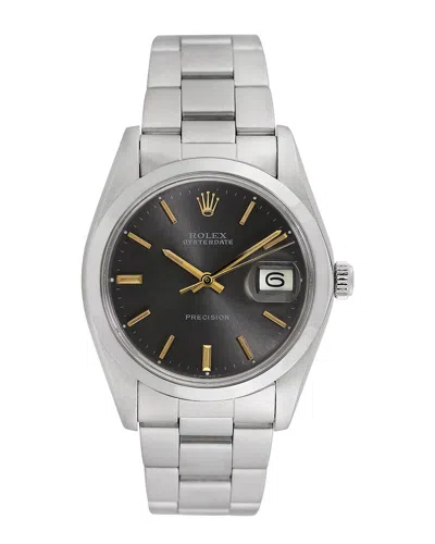 Pre-owned Heritage Rolex Rolex Men's Oysterdate Watch, Circa 1960's/1970's (pre-loved) In Metallic