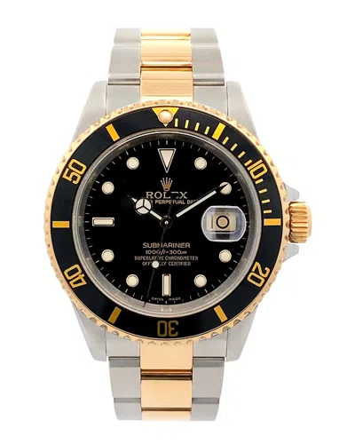 Heritage Rolex Rolex Men's Submariner Watch, Circa 2000s () In Gold