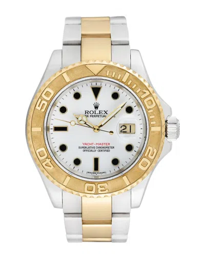 Heritage Rolex Rolex Mens Yacht-master Watch, Circa 2000s (authentic ) In Metallic