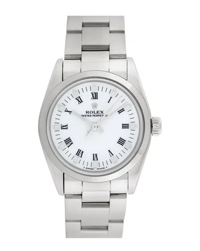 Heritage Rolex Rolex Oyster Perpetual Watch, Circa 1990's () In Metallic