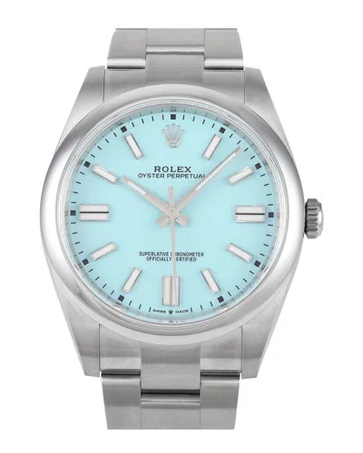 Heritage Rolex Rolex Unisex Oyster Perpetual Watch, Circa 2022 () In Metallic