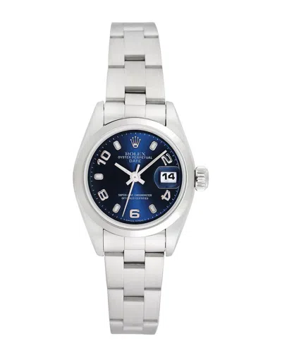 Heritage Rolex Rolex Women's Date Watch, Circa 2000's (pre-loved) In Gray