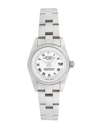 HERITAGE ROLEX ROLEX WOMEN'S DATE WATCH, CIRCA 2000'S (PRE-LOVED)