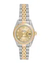 Heritage Rolex Rolex Women's Datejust Watch, Circa 1990s ()