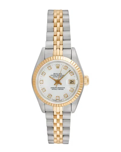 Heritage Rolex Rolex Women's Datejust Diamond Watch, Circa 1980s/1990s ()