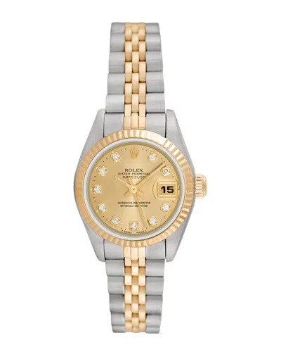 Heritage Rolex Rolex Women's Datejust Diamond Watch, Circa 1990's (pre-loved)