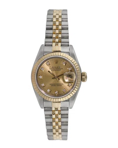 Heritage Rolex Rolex Women's Datejust Diamond Watch, Circa 1990s ()