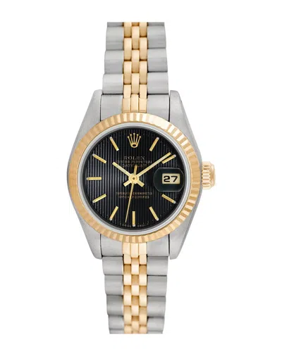 Heritage Rolex Rolex Women's Datejust Watch, Circa 1990's () In Gold