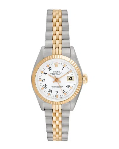Heritage Rolex Rolex Women's Datejust Watch, Circa 1990s () In Metallic