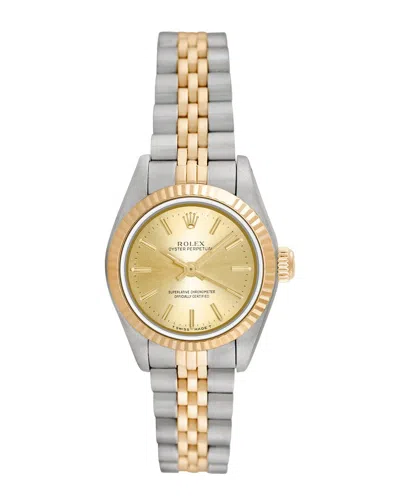 Heritage Rolex Rolex Women's Oyster Perpetual Watch, Circa 1990's (pre-loved)