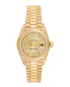 Heritage Rolex Rolex Women's President Diamond Watch, Circa 2000's (pre-loved) In Gold