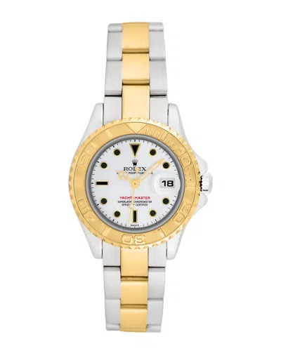Heritage Rolex Rolex Women's Yacht-master Watch, Circa 1990's (pre-loved) In Gold