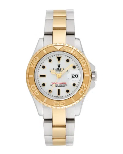Heritage Rolex Rolex Women's Yacht-master Watch, Circa 1990s (authentic ) In Gold