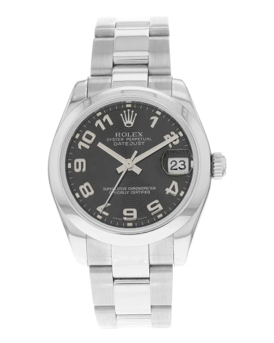 Heritage Rolex Women's Datejust Watch, Circa 2006 (authentic ) In Metallic