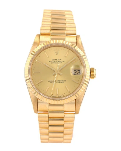 Heritage Rolex Women's Datejust Watch, Circa 1986 (authentic ) In Gold