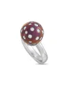 Heritage Salavetti Salavetti Y 18k 0.98 Ct. Tw. Diamond Ball Ring