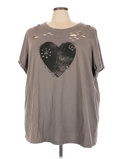 Pre-owned Heritage Short Sleeve T-shirt In Gray